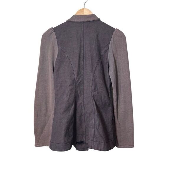 Prairie Underground Lagenlook Prince Blazer Jacket Size Small Organic Cotton - Picture 2 of 14